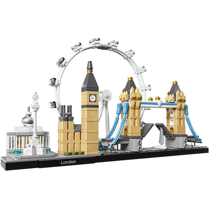 Diy 21044 21034 21052 21047 21028 21051 21039 21035 21043 21033 21032blocks kit tijolos clássico cidade modelo criança brinquedos para crianças