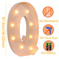 Caixa de quadro de luz led com letras gigantes, 91.5cm, chá de bebê, natal, 1 ° aniversário, festa de casamento, decoração, nome diy, caixa de enchimento de balão