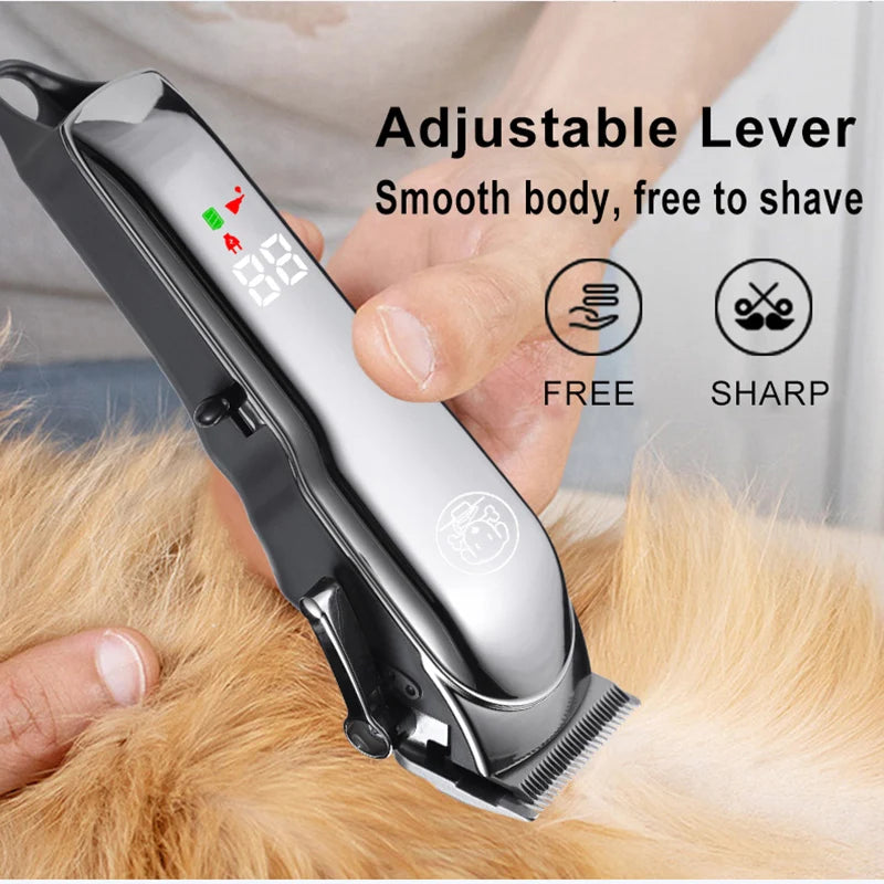 Profissional pet trimmer gato barbeador cão máquina de cortar cabelo animal filhote de cachorro aliciamento kit para cães gatos animais de estimação