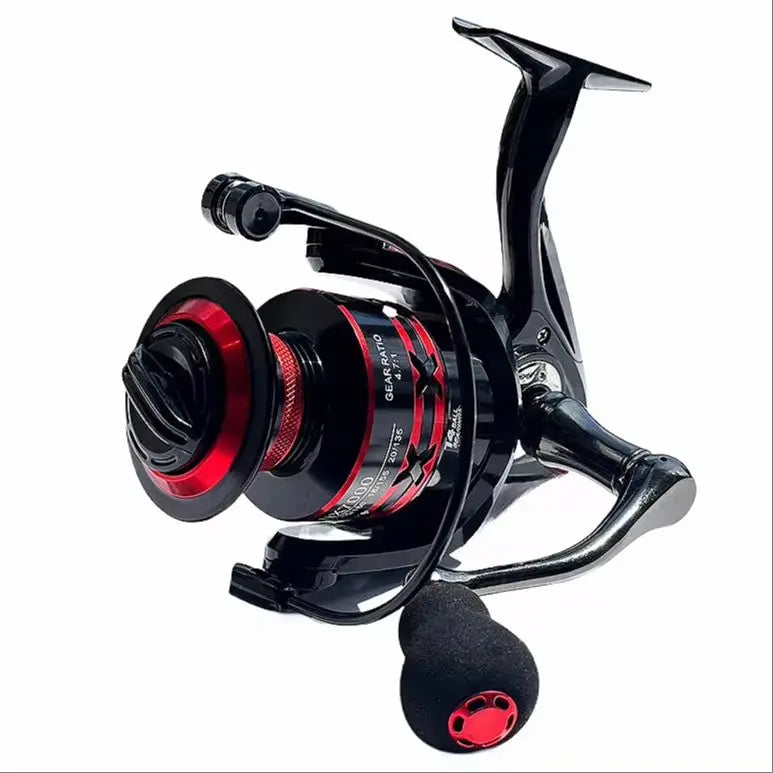 Rolamentos de esferas 10kg max arraste molinete durável corpo metal água salgada carretel de pesca carretel de pesca