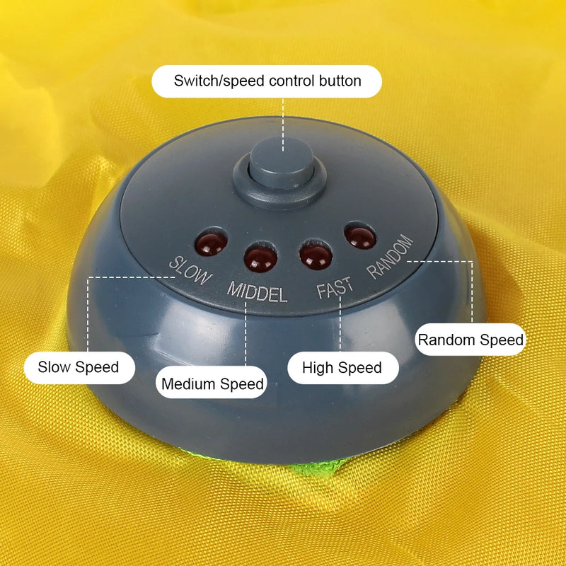 4 velocidades movimento undercover mouse tecido movendo pena brinquedo interativo para animais de estimação para gato kitty placa de brinquedo elétrico automático para gato