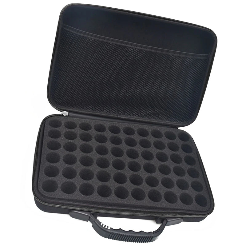 Sacos Coletadores de Óleo Essencial, Bolsa de Armazenamento Portátil, Frasco de Perfume, Maleta de Viagem, 60 Garrafas, 30 Garrafas, 15 ml, 10ml