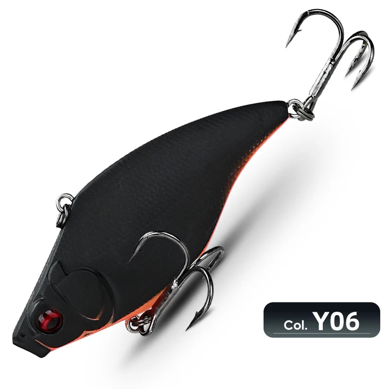 Meredith vibração-x vib 75mm 19g wobblers equipamento de pesca iscas de pesca isca de vibração para profundidade total acessórios artificiais