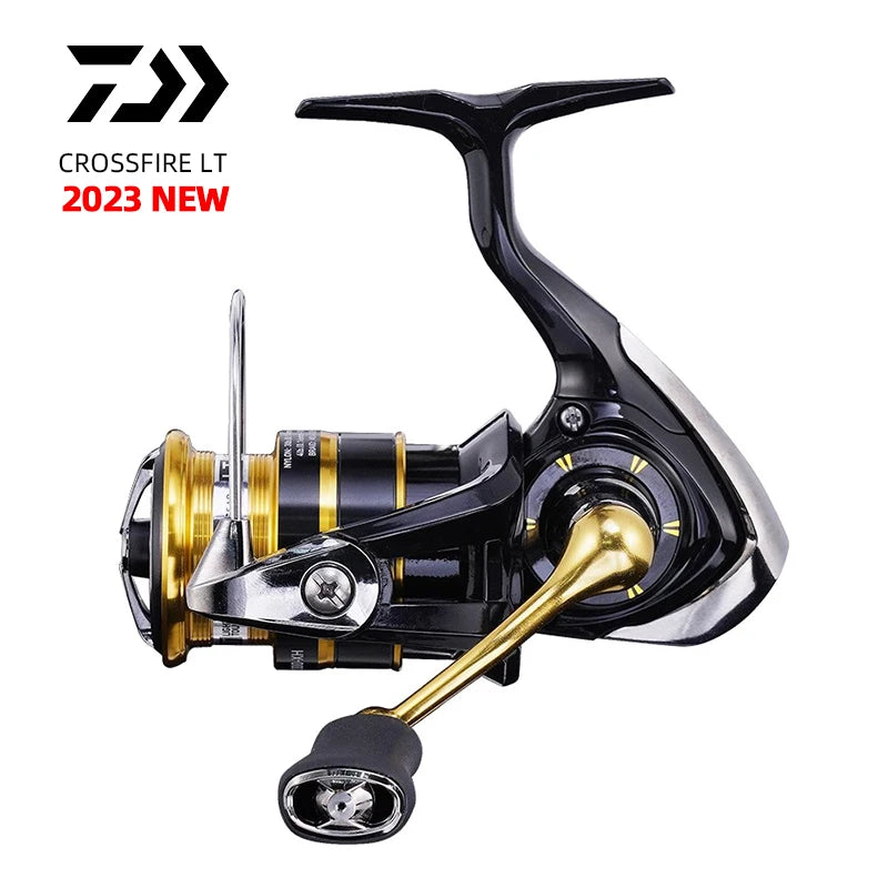 2023 novo carretel daiwa crossfire lt molinete de pesca 1000-6000 abs metail carretel 5-12kg potência engrenagem dura