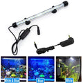 18-48cm led luzes do aquário à prova dwaterproof água luz do tanque de peixes pode ser escurecido lâmpada submersível com temporizador ligar/desligar automático decoração subaquática 3 modos