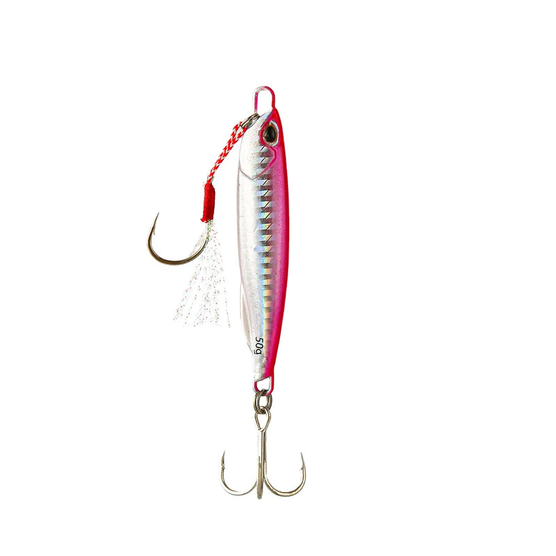 Colher japonesa do gabarito do metal do molde, Fundição Shore, Jigging Fish, Isca de pesca do robalo, Equipamento artificial da isca, 10g, 15g, 20g, 30g, 40g, 50g, 2021