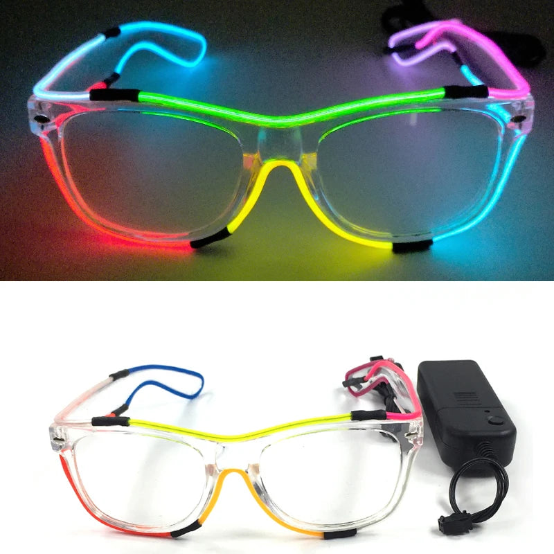 Suprimentos de iluminação para festa de carnaval de Halloween 10 polegadas LED luz neon ventilador rave dobrável ventilador luminoso brilhando na festa