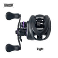 Kingdom micro pro carretel de pesca de arremesso 138g peso 7.6:1 relação de engrenagem 4.6kg arrasto máximo ultra-leve material de carbono carretilhas de pesca