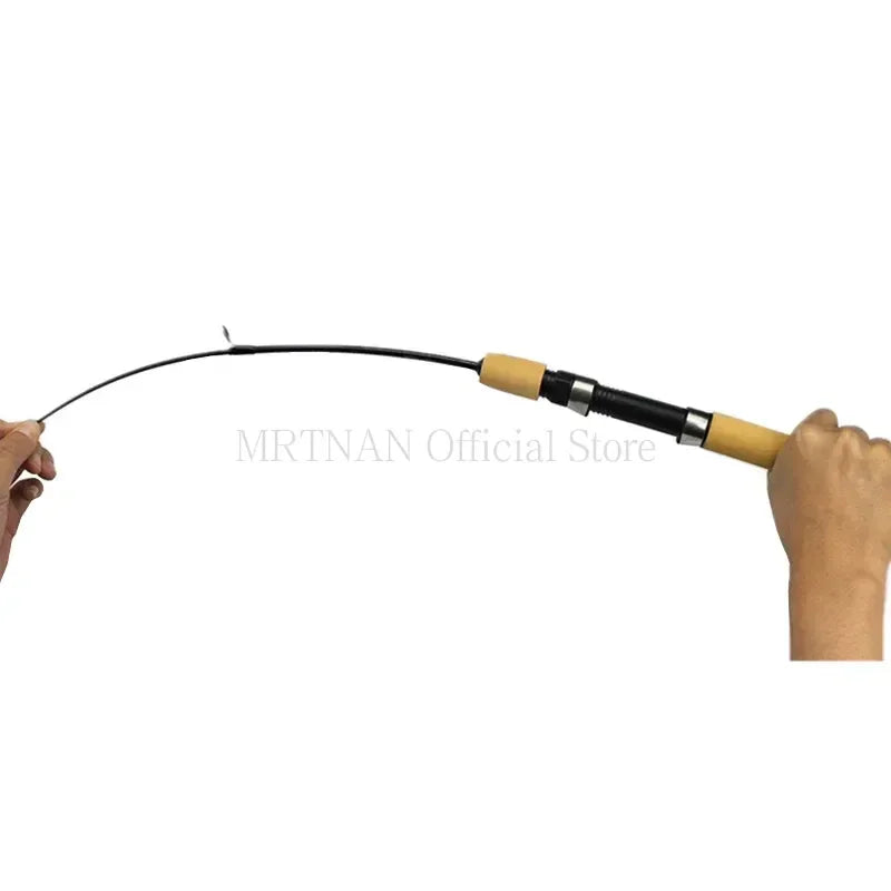 Mini pesca telescópica portátil Rod, anti Rod de Giro do deslizamento, mar Polo, curso, 60cm, 80cm, 100cm
