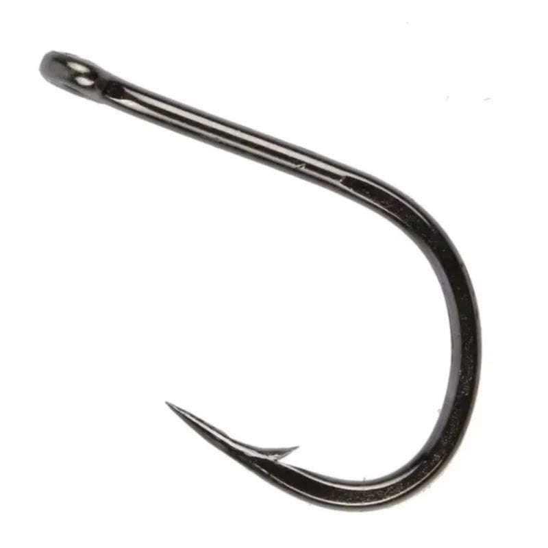 Novo 100/200/300 peças/caixa isca de pesca de carpa de aço carbono de alta qualidade anzol afiado 10 tamanhos disponíveis