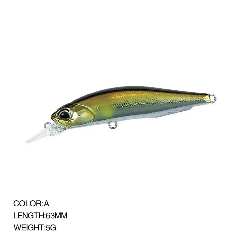 5g 8.4g Isca De Pesca Minnow Wobbler Isca Rozante Suspensão Jerkbait Swimbait Isca Dura Artificial Culter Alburnus Isca