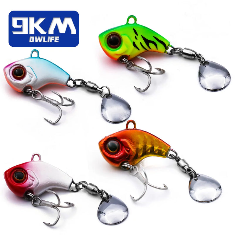 Iscas de pesca vib crankbait iscas 9 ~ 16g colheres de pesca iscas spinner lâmina afundando iscas baixo pesca jigs isca de pesca enfrentar