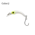 LETOYO flutuante truta isca de pesca 40mm 1.2g micro artificial 4cm minnow isca dura mini iscas jerkbait para a área da truta baixo poleiro