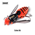 Reino iscas de pesca isca artificial 4.2g 40mm flutuante inseto biônico swimbaits wobblers iscas duras baixo carpa pique enfrentar isca