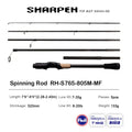 Purelure sharp viagem isca macia longa fiação e fundição xf/mf ação hastes fuji componentes baixo pique vara de pesca carretel