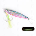 Tolu 2024 novo 3d impresso rápido afundando metal gabarito isca 20g 30g 40g 60g 80g água salgada costa fundição isca de pesca vertical metal gabarito