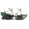 Grande decoração de aquário barco aquário navio ar dividido naufrágio tanque de peixes diy e decoração de casa