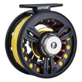 Goture vara de pesca com mosca combo 5/6 7/8 9ft fibra de carbono vara com linha iscas carretel para truta carpa equipamento de pesca com tubo de pvc