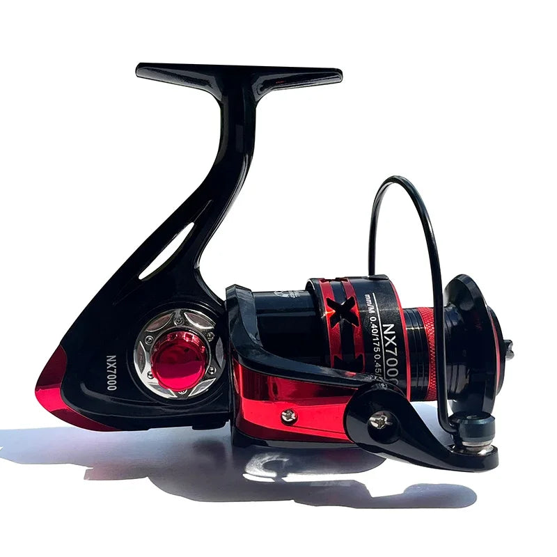 Rolamentos de esferas 10kg max arraste molinete durável corpo metal água salgada carretel de pesca carretel de pesca