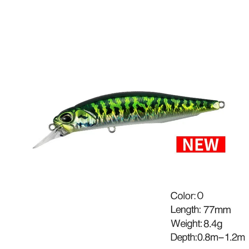 5g 8.4g Isca De Pesca Minnow Wobbler Isca Rozante Suspensão Jerkbait Swimbait Isca Dura Artificial Culter Alburnus Isca