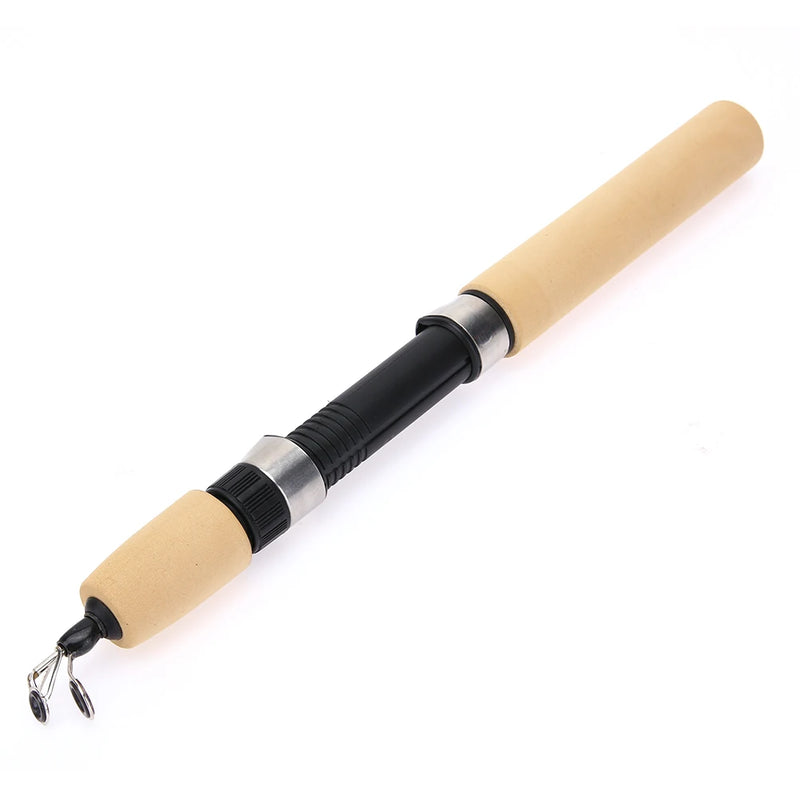 60 80 100cm mini telescópica vara de pesca no gelo portátil fibra carbono rio camarão carpa pesca pólo inverno vara de pesca enfrentar pesca