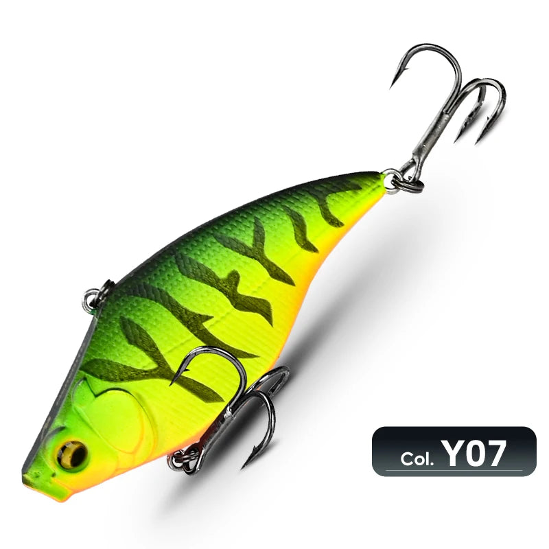 Meredith vibração-x vib 75mm 19g wobblers equipamento de pesca iscas de pesca isca de vibração para profundidade total acessórios artificiais