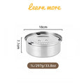 Tigela flutuante de aço inoxidável para cães, grande capacidade, sem derramamento, dispensador de água anti-respingo para cães, tigela antiderrapante para alimentador de água para cães e gatos