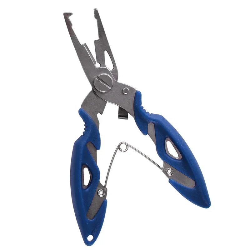 Alicates de pesca multifuncionais, pinças de pesca, ferramentas de pesca, tricô, moscas tesoura, conjunto de tranças, pinças, acessórios para mercadorias, inverno