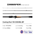 Purelure sharp viagem isca macia longa fiação e fundição xf/mf ação hastes fuji componentes baixo pique vara de pesca carretel