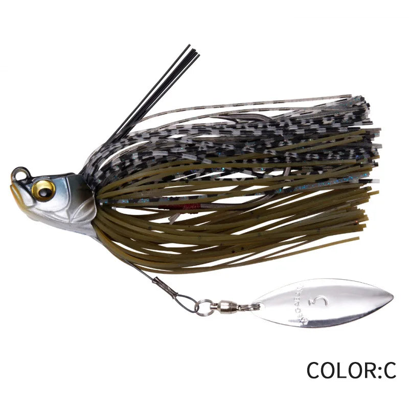 13.5g spinner isca baixo gabarito chatter isca de pesca kit wobblers para baixo equipamento de pesca colher de pesca