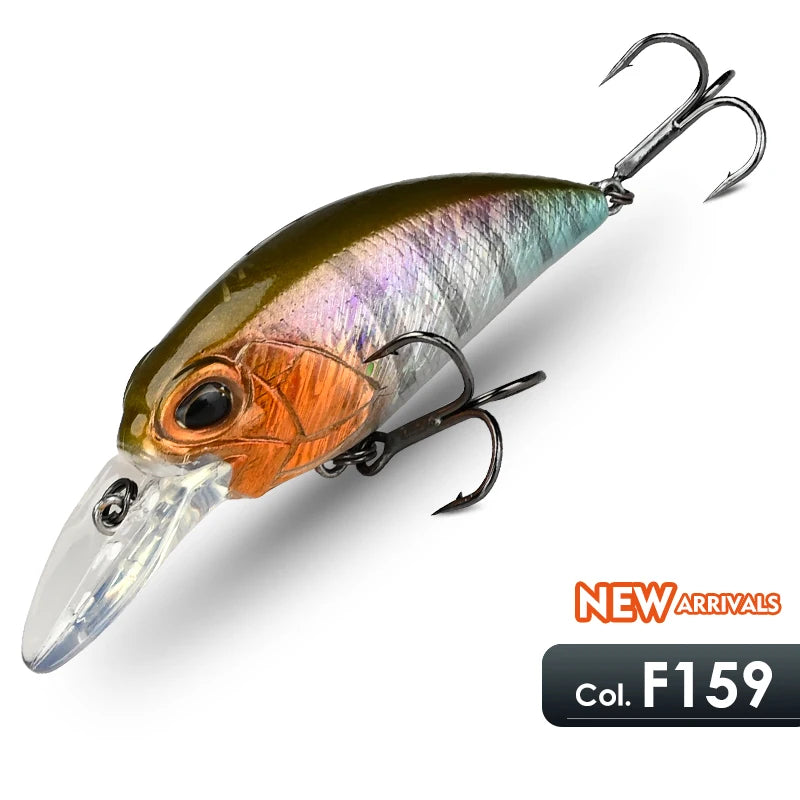 Meredith-isca flutuante dura para pesca, isca wobbler de qualidade profissional, 14g profundidade de 2,0 a 2,5 m, m65, 14g
