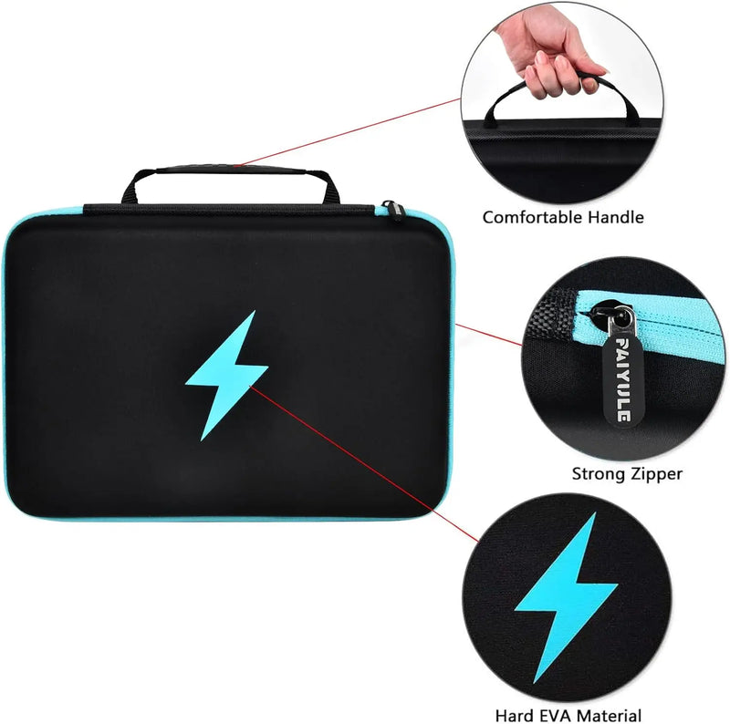 Caixa de armazenamento do organizador da bateria com verificador do verificador do verificador, saco do suporte das baterias mais 220 apto para aa aaa aaaa 9v c d lítio 3v lr44