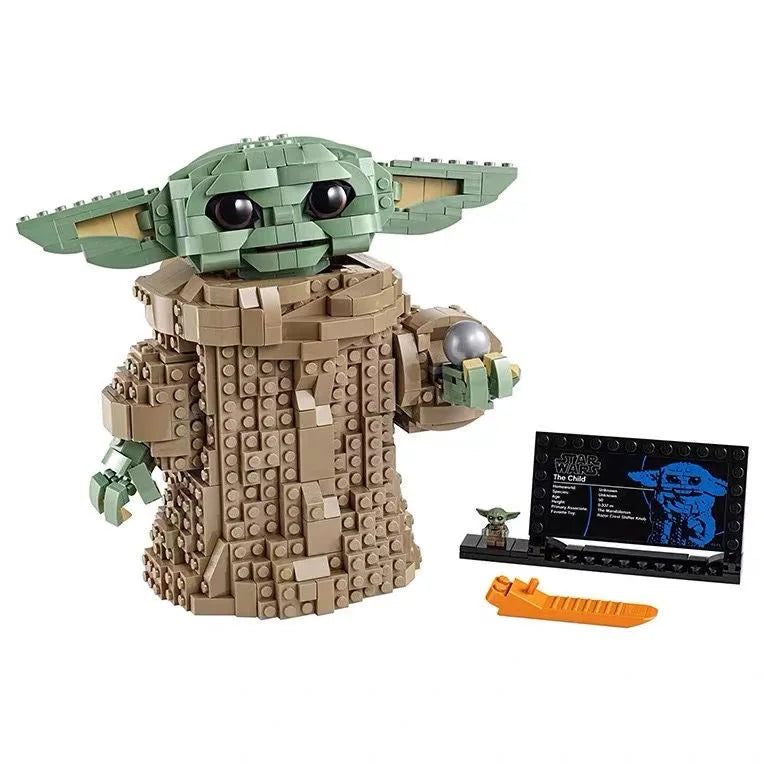 Star wars a criança 75318 kit de construção presente de natal para crianças presente de aniversário tijolos construtor brinquedos para crianças meninos meninas