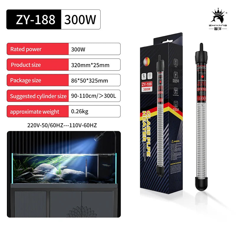 110v 220v temperatura ajustável termostato haste de aquecimento 25w 300 controle de temperatura constante aquário tanque de peixes aquecimento de água