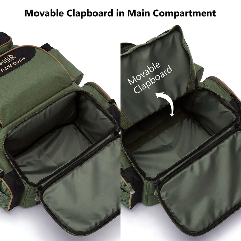 Bassdash Saco De Pesca Combater Mochila Leve Tático Combater Caixa Multifuncional