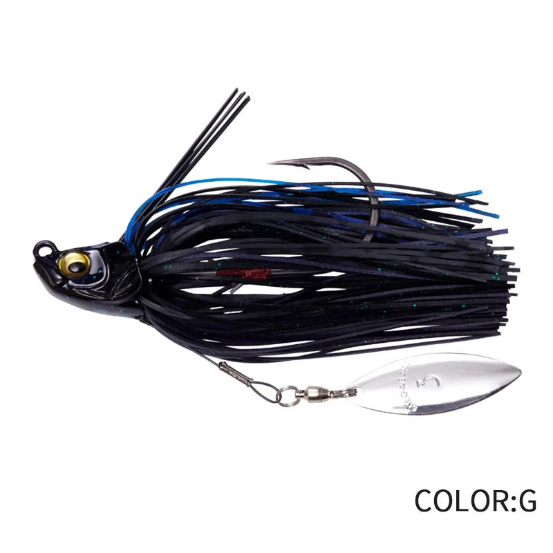 13.5g spinner isca baixo gabarito chatter isca de pesca kit wobblers para baixo equipamento de pesca colher de pesca