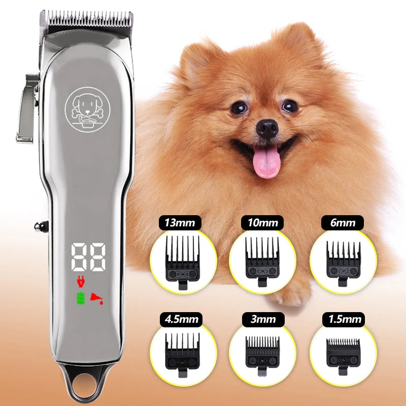 Profissional pet trimmer gato barbeador cão máquina de cortar cabelo animal filhote de cachorro aliciamento kit para cães gatos animais de estimação
