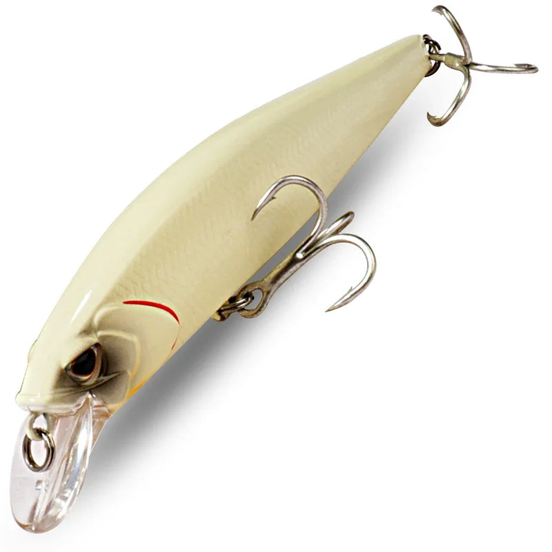 Afundando minnow 19g flutuante jerkbait 15g isca de pesca ganchos agudos swimbait pesca popper enfrentar wobbler manivela isca artificial