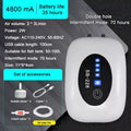 Sobo aquário tanque de peixes oxigênio bomba ar compressor carregamento silencioso usb com bateria portátil oxigenador pesca 6000ma ao ar livre