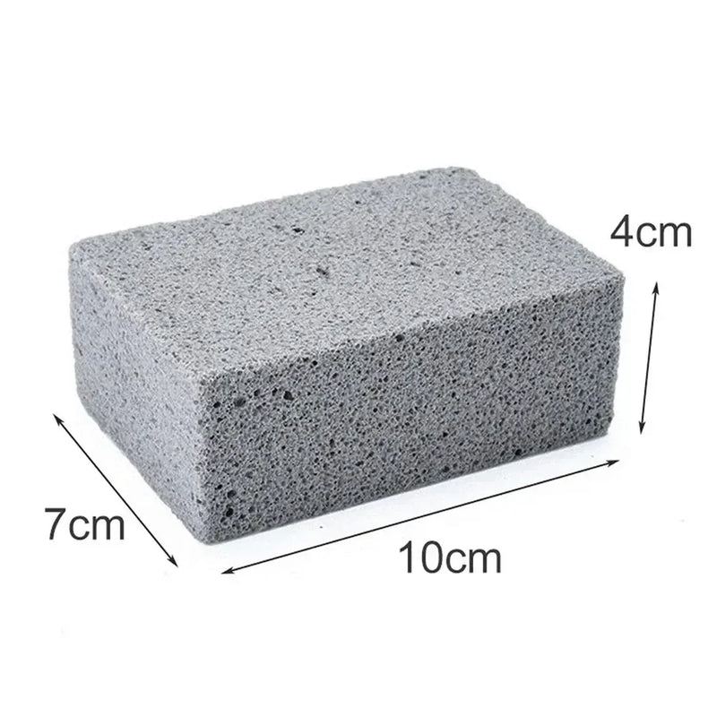 Bloco de tijolo para limpeza de churrasqueira, 4 unidades, rack de pedra para limpeza de churrasco, limpador de graxa, ferramenta para churrasco, limpador de escova de limpeza de manchas de óleo
