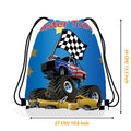 5/10/20/30/40/50 pçs monster truck festa favores corrida caminhão festa saco de presente mochilas com cordão caminhão decorações de festa de aniversário