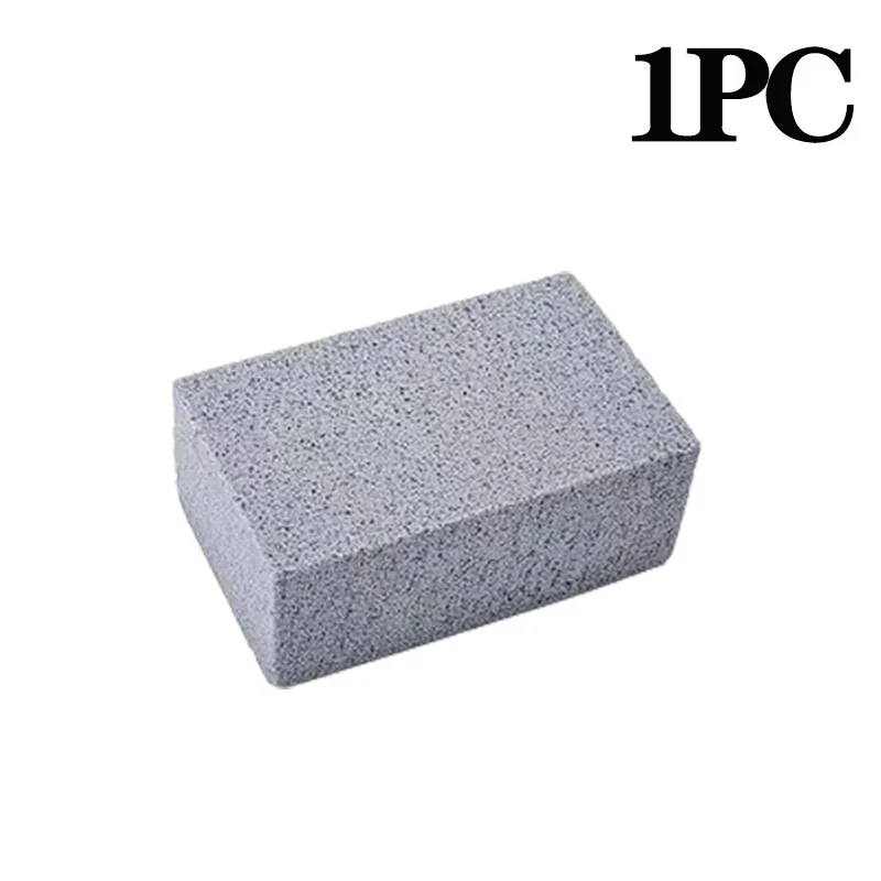 Pedra de limpeza para churrasco, tijolo pequeno cinza, grelha para churrasco, ferramenta de limpeza de placa, pedra-pomes, ferramenta de cozinha