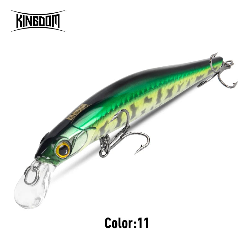 Reino kingart afundando minnow iscas de pesca 6g 9g 14g 18.6g jerkbaits boa ação wobblers fr silêncio iscas duras robalo
