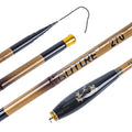 Goture-Vara De Pesca Telescópica Ultra Leve, Mini Pólo De Mão, Fibra De Carbono, Córrego, Lago, Equipamento De Pesca De Água Doce, 24T, 1,4 m-3,6 m