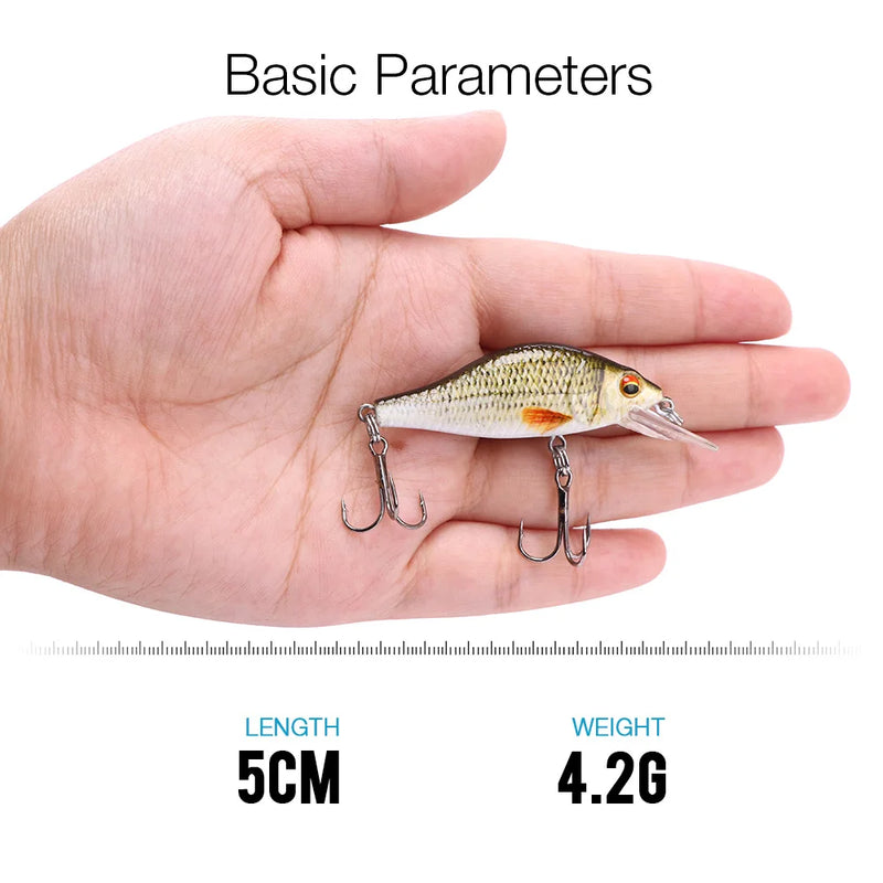 Trehoook 4g/11g/22g preto minnow wobblers pique isca de pesca artificial duro swimbait mini crankbaits equipamento de pesca iscas