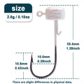 9km ned rig jighead cabeças de gabarito de pesca ganchos 5 pçs weedless em forma de cogumelo cabeça de peso para tipo de peixe baixo isca de pesca de água doce