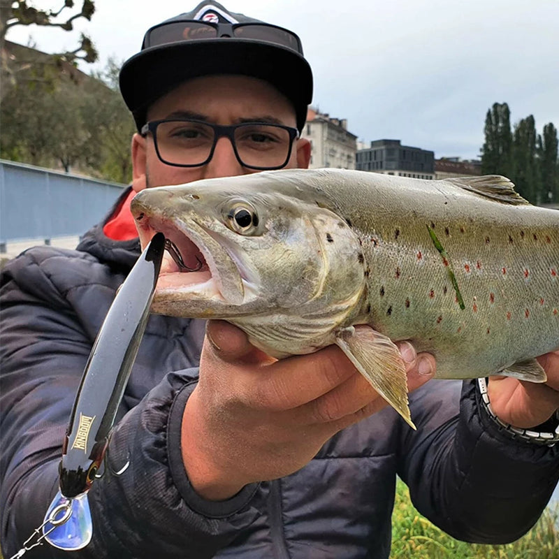 Reino kingart afundando minnow iscas de pesca 6g 9g 14g 18.6g jerkbaits boa ação wobblers fr silêncio iscas duras robalo