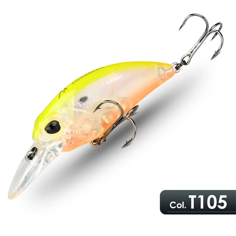 Meredith-isca flutuante dura para pesca, isca wobbler de qualidade profissional, 14g profundidade de 2,0 a 2,5 m, m65, 14g