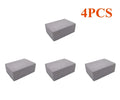 Bloco de tijolo para limpeza de churrasqueira, 4 unidades, rack de pedra para limpeza de churrasco, limpador de graxa, ferramenta para churrasco, limpador de escova de limpeza de manchas de óleo