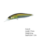 5g 8.4g Isca De Pesca Minnow Wobbler Isca Rozante Suspensão Jerkbait Swimbait Isca Dura Artificial Culter Alburnus Isca